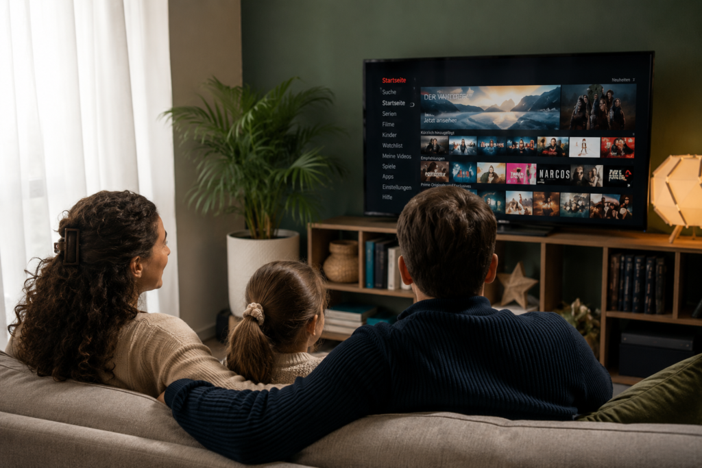 IPTV Smarters Pro auf einem modernen Smart TV